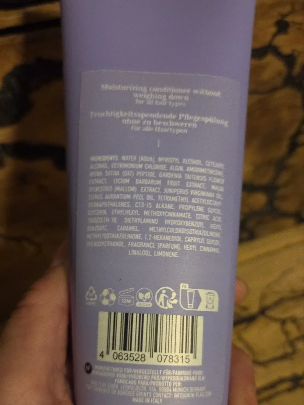Neqi Proffesional Hair Care Moisture Mystery Conditioner New 8.5 Oz